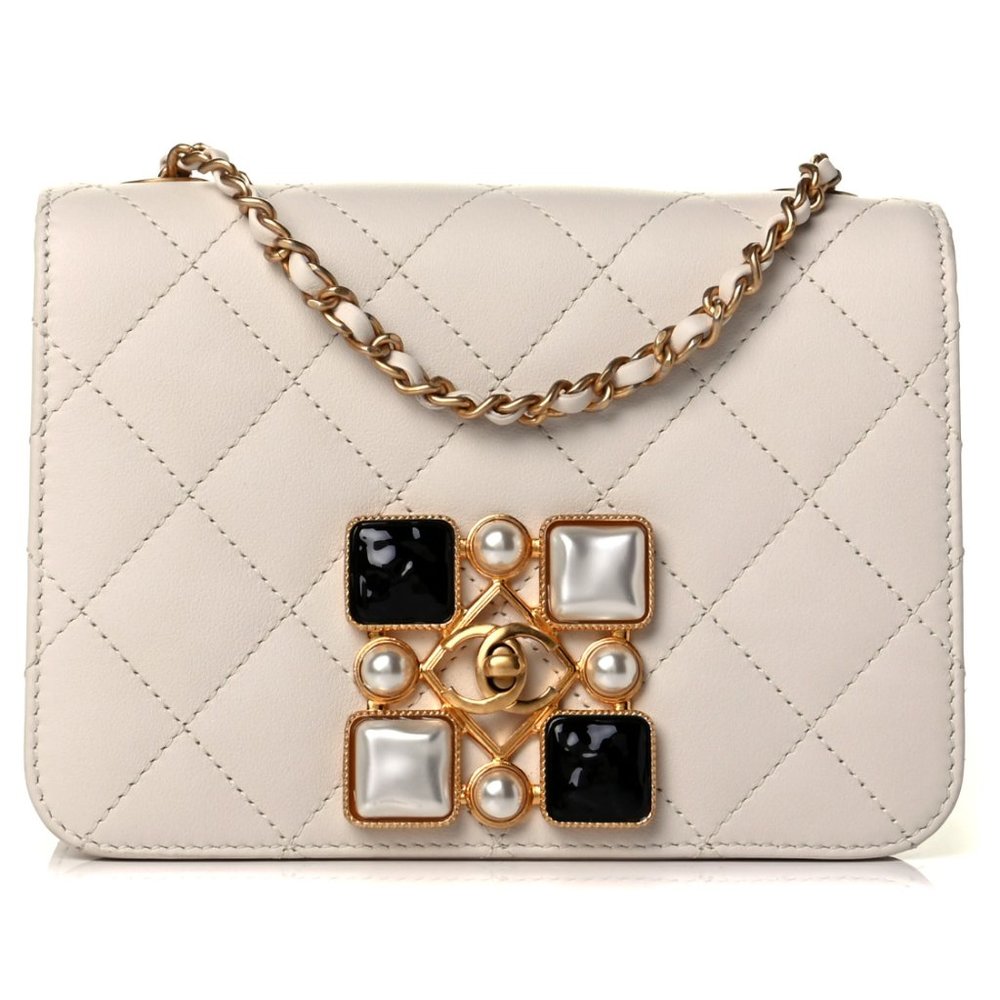 **RARE Chanel Small Flap Bag White